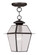 1 Light Bronze Outdoor Chain Lantern (108|2183-07)