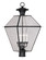 4 Light Black Outdoor Post Lantern (108|2388-04)