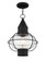 1 Light Black Outdoor Chain Lantern (108|26906-04)
