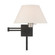 1 Lt Black Swing Arm Wall Lamp (108|40038-04)