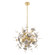 6 Lt Satin Brass Pendant Chandelier (108|40074-12)