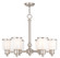 6 Light Brushed Nickel Chandelier (108|40206-91)