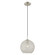 1 Lt Brushed Nickel Mini Pendant (108|40440-91)