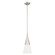 1 Lt Brushed Nickel Mini Pendant (108|40686-91)