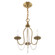 3 Lt Antique Brass Mini Chandelier (108|40793-01)