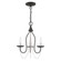 3 Lt Black Mini Chandelier (108|40793-04)