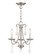3 Light Brushed Nickel Mini Chandelier (108|40873-91)