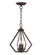 2 Light BZ Mini Chandelier/Ceiling Mount (108|40922-07)