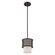 1 Lt Bronze Mini Pendant (108|41201-07)