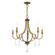 5 Lt Antique Brass Chandelier (108|41275-01)