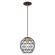 1 Lt Bronze Mini Pendant (108|41326-07)