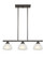 3 Light English Bronze Linear Chandelier (108|4226-92)