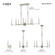 3 Lt Brushed Nickel Mini Chandelier (108|42703-91)