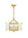 4 Light PB Chain Hang/Ceiling Mount (108|4398-02)