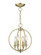 4 Light AB Chain Lantern/Ceiling Mount (108|4664-01)