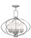 4 Light Brushed Nickel Chandelier (108|4724-91)