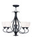 5 Light Black Chandelier (108|4765-04)