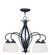 5 Light Black Chandelier (108|4775-04)