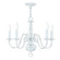 5 Lt Antique White Chandelier (108|5005-60)