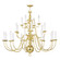 22 Light Polished Brass Chandelier (108|5015-02)