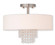 3 Light Brushed Nickel Ceiling Mount (108|51027-91)
