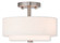 2 Light Brushed Nickel Ceiling Mount (108|51042-91)