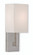 1 Light Brushed Nickel Wall Sconce (108|51101-91)
