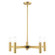 5 Lt Satin Brass Chandelier (108|51135-12)
