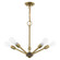 5 Lt Antique Brass Chandelier (108|51155-01)