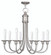 8 Light Brushed Nickel Chandelier (108|5148-91)