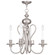 4 Light Brushed Nickel Chandelier (108|5164-91)