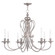 8 Light Polished Nickel Chandelier (108|5168-35)