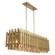 5 Lt Natural Brass Linear Chandelier (108|52045-08)