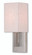 1 Light Brushed Nickel Wall Sconce (108|52131-91)