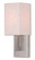 1 Light Brushed Nickel Wall Sconce (108|52131-91)