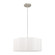 1 Lt Brushed Nickel Pendant (108|52155-91)