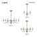 3 Lt Brushed Nickel Mini Chandelier (108|52163-91)