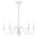 5 Lt Antique White Chandelier (108|52165-60)