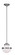 1 Light Brushed Nickel Pendant (108|5724-91)