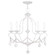 5 Light Antique White Chandelier (108|6435-60)