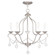 5 Light Brushed Nickel Chandelier (108|6435-91)