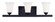3 Light Black Bath Vanity (108|6493-04)