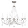 6 Light Brushed Nickel Chandelier (108|6516-91)