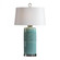 Uttermost Rila Distressed Teal Table Lamp (85|27569)