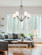 Durham 5-Light Chandelier Ceiling Light Satin Nickel (670|3155-SN)