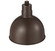 R Series 1-Light Stem Hung Deep Bowl Shade Architectural Bronze (670|RDBS12-ABR)