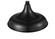 R Series 1-Light Modified Warehouse Shade Satin Black (670|RMWHS14-SB)