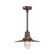 R Series 1-Light Stem Hung Radial Wave Shade Architectural Bronze (670|RRWS15-ABR)