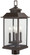 Miner's Loft - 4 Light Post Mount (10|72596-143C)