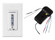 Hardwired wall remote control/receiver. Fan speed and downlight control. (non-reversing) (6|MCRC3)